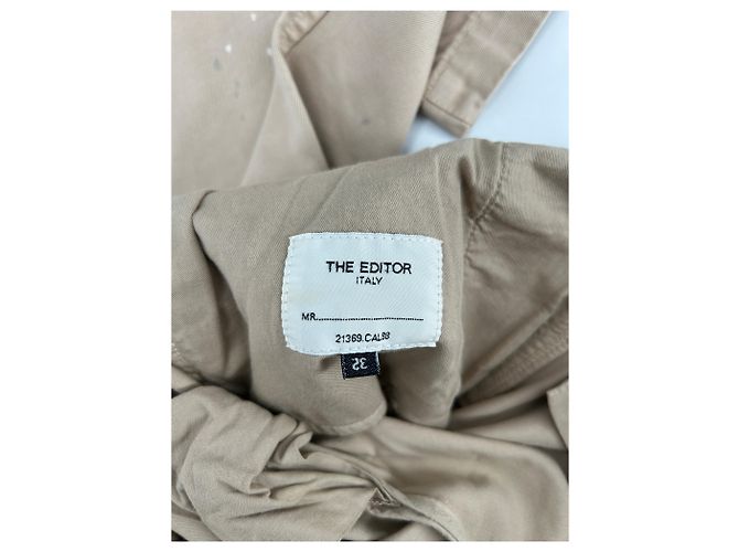 Autre Marque Pantalón beige con estrellas - vista 4
