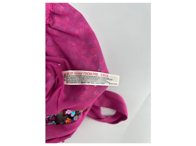 Free People Top rosa com glitter - vista 5