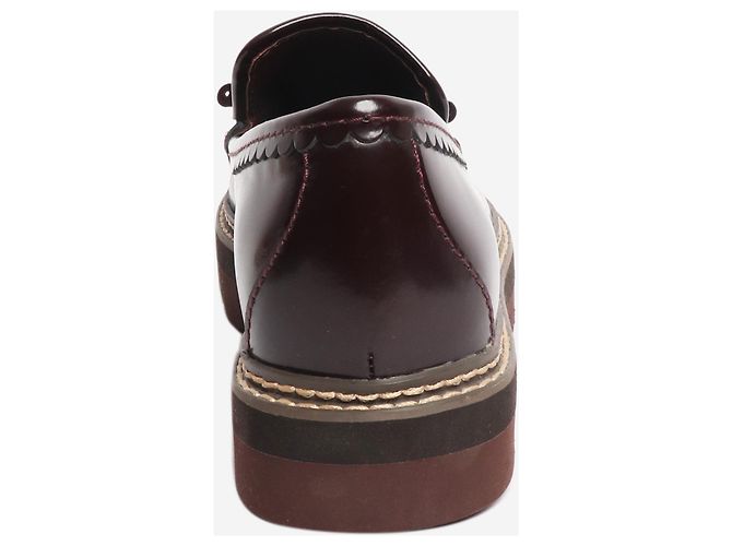 See by Chloé Mocassins à pompons à plateforme bordeaux - taille EU 38 - vue 4