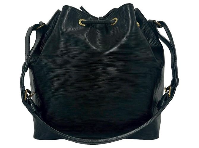 Noe Louis Vuitton Petit Noé Epi Leder Tote Bag Schwarz - Ansicht 3