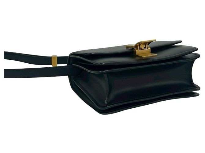 Céline CELINE Mini borsa a tracolla in pelle Classic Box Nero - vista 7