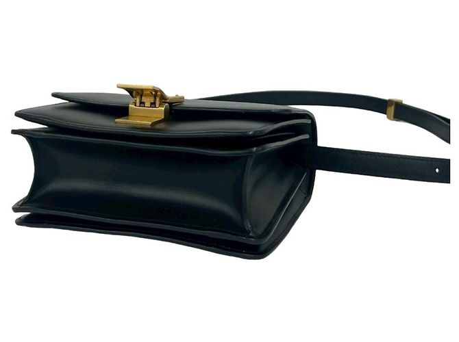 Céline CELINE Mini borsa a tracolla in pelle Classic Box Nero - vista 8