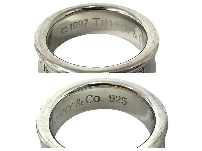 Tiffany & Co Tiffany Vintage Narrow Band Ring Silber - Ansicht 3