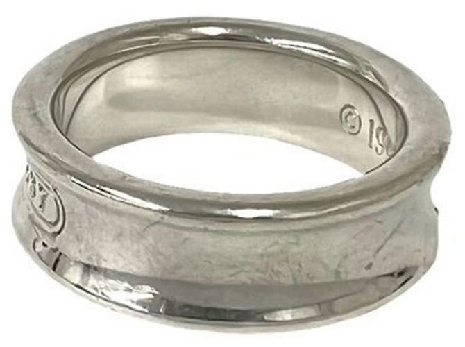 Tiffany & Co Tiffany Vintage Narrow Band Ring Silber - Ansicht 4
