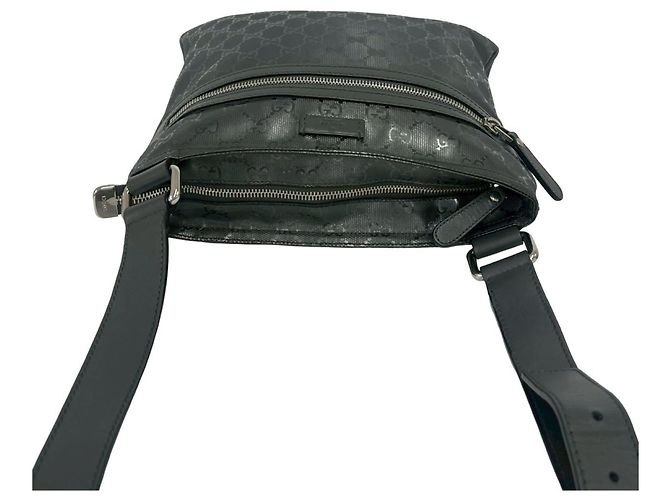 Borsa a Spalla Gucci Imprime GG Pattern Grigia Marrone - vista 4