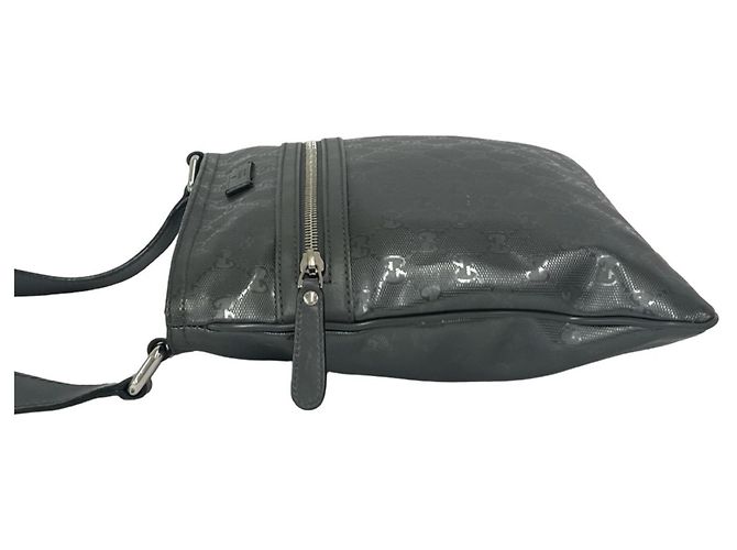 Borsa a Spalla Gucci Imprime GG Pattern Grigia Marrone - vista 5