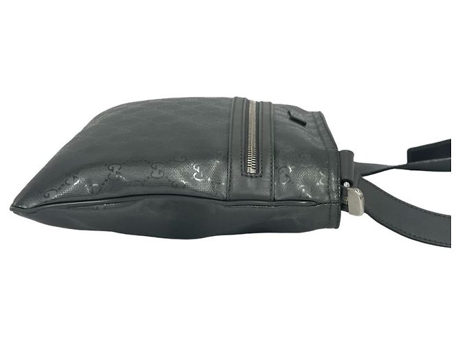 Borsa a Spalla Gucci Imprime GG Pattern Grigia Marrone - vista 6