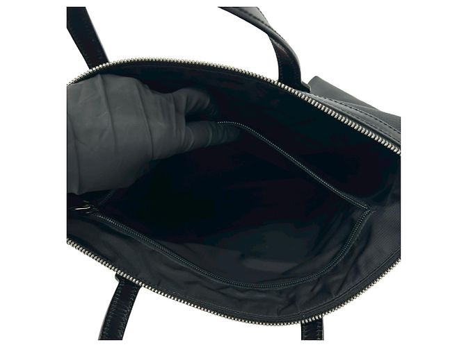 Borsa a mano GUCCI Sherry Line Canvas Leather Nero Rosso Verde - vista 10