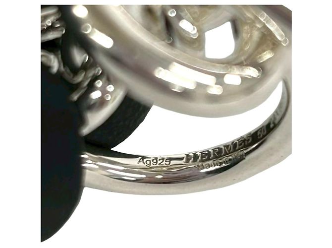 Ring Hermès Anillo Croisette HERMES Plata - vista 4