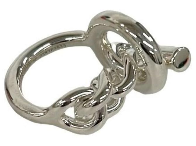 Ring Hermès Anillo Croisette HERMES Plata - vista 6