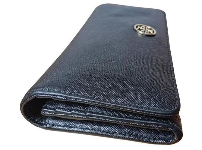 Cartera de cuero Tory Burch Azul oscuro - vista 4