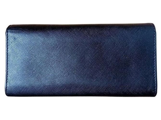 Cartera de cuero Tory Burch Azul oscuro - vista 5