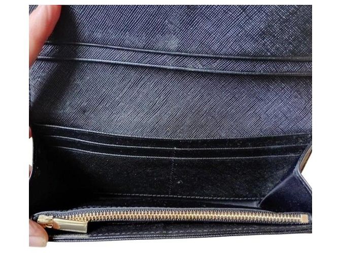 Cartera de cuero Tory Burch Azul oscuro - vista 6