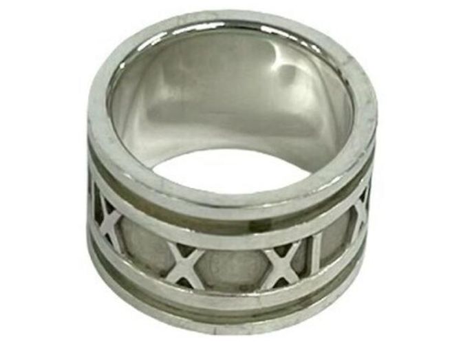 Anello Tiffany & Co. Vintage Atlas Wide Band Argento - vista 5