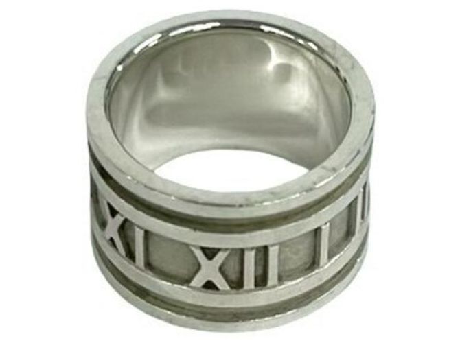 Anello Tiffany & Co. Vintage Atlas Wide Band Argento - vista 6