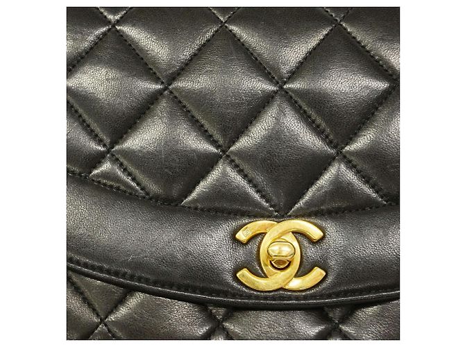 Borsa a Spalla con Catena Chanel Diana Nero - vista 10