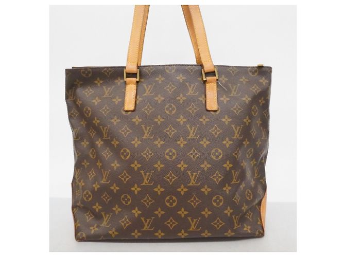 Borsa Tote Louis Vuitton Monogram Cabas Mezzo Marrone - vista 12