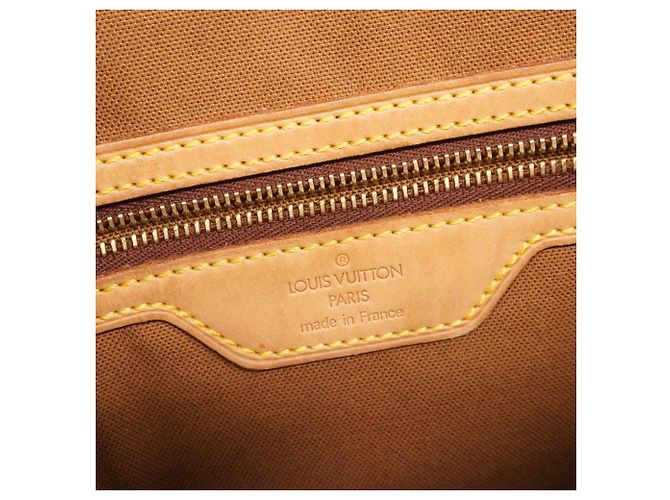 Borsa Tote Louis Vuitton Monogram Cabas Mezzo Marrone - vista 5