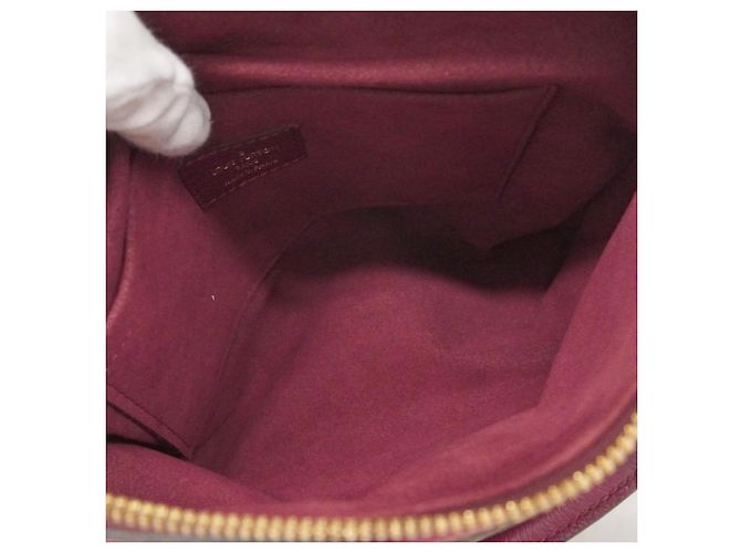 Borsa Louis Vuitton Monogram Pallas BB Marrone Bordò - vista 4