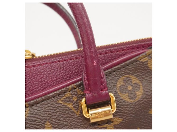 Borsa Louis Vuitton Monogram Pallas BB Marrone Bordò - vista 6