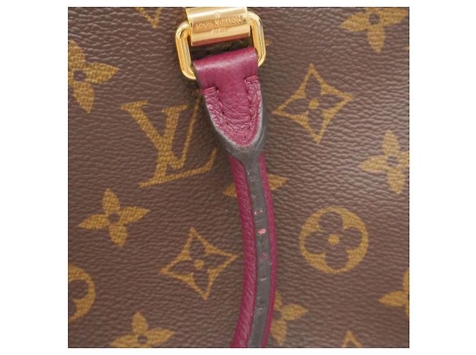 Borsa Louis Vuitton Monogram Pallas BB Marrone Bordò - vista 8