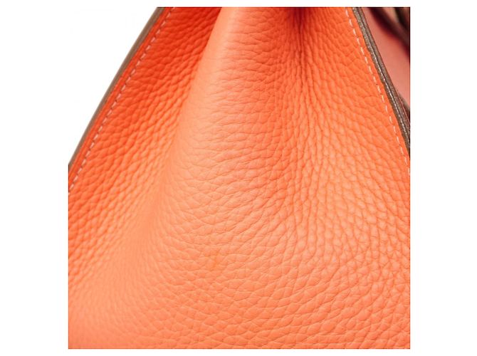 Hermès Hermes Jypsiere 34 Schultertasche Koralle - Ansicht 12