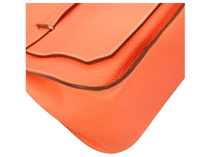 Hermès Hermes Jypsiere 34 Schultertasche Koralle - Ansicht 6