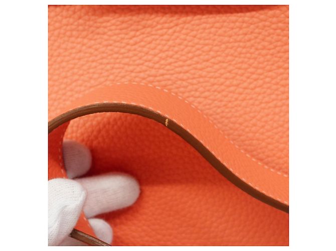 Hermès Hermes Jypsiere 34 Schultertasche Koralle - Ansicht 7