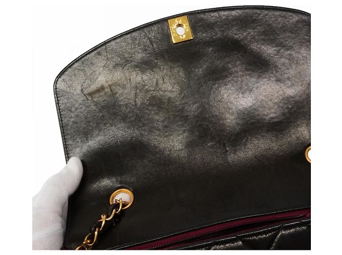 Borsa a Spalla Chanel Diana Chain Nero - vista 7