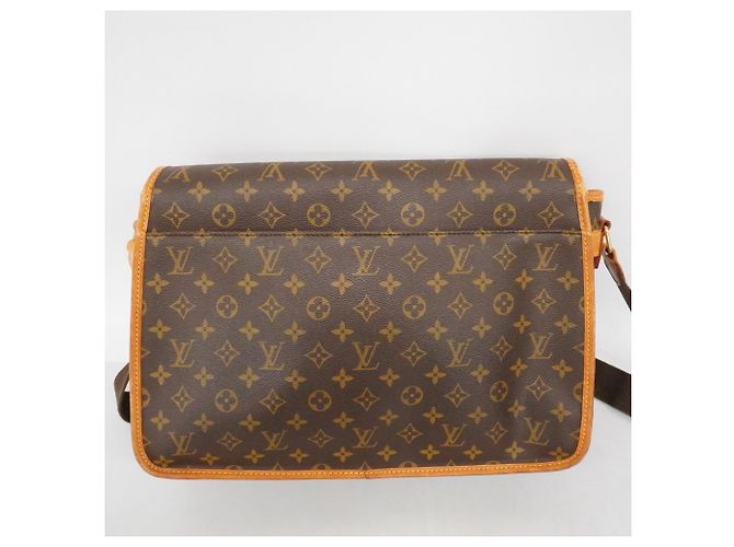 Borsa a tracolla Louis Vuitton Monogram Gibeciere GM Marrone - vista 14