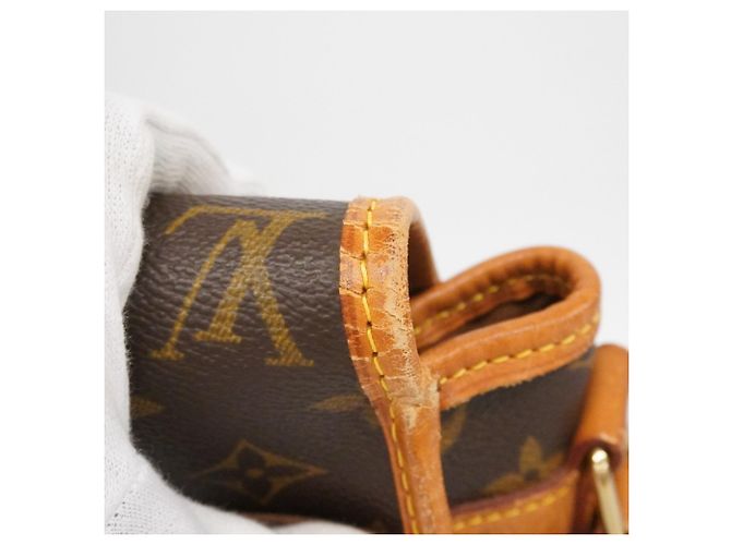 Borsa a tracolla Louis Vuitton Monogram Gibeciere GM Marrone - vista 8