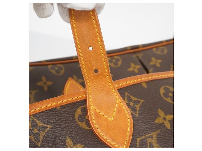 Borsa a tracolla Louis Vuitton Monogram Gibeciere GM Marrone - vista 9