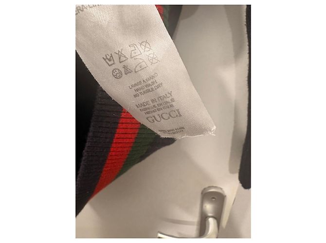 Gucci Baumwoll-Cardigan mit bestickter Biene - Marineblau Schwarz - Ansicht 6