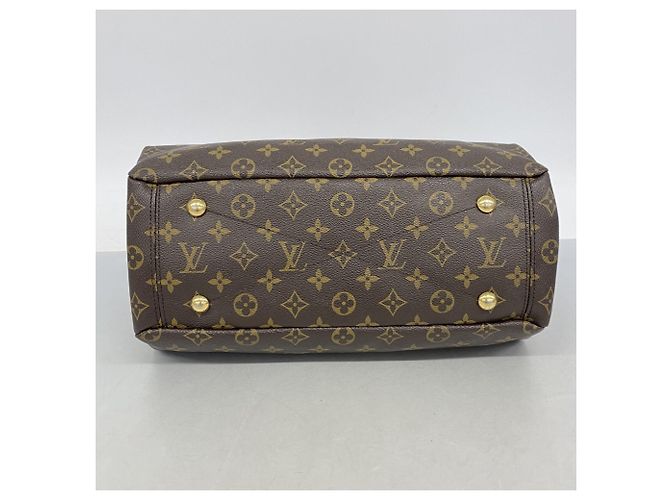 Borsa Louis Vuitton Monogram Pallas MM Marrone - vista 3