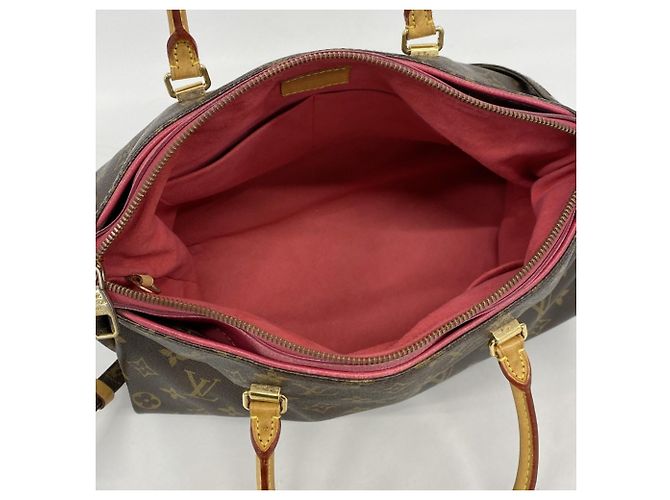 Borsa Louis Vuitton Monogram Pallas MM Marrone - vista 4