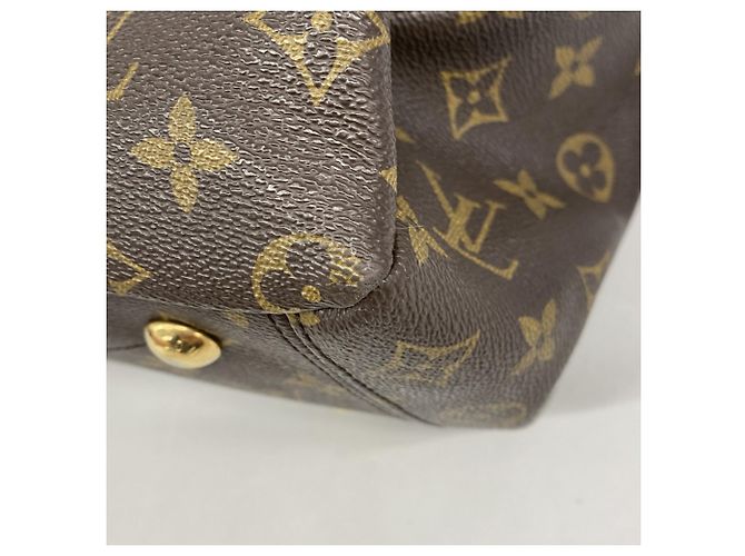 Borsa Louis Vuitton Monogram Pallas MM Marrone - vista 6