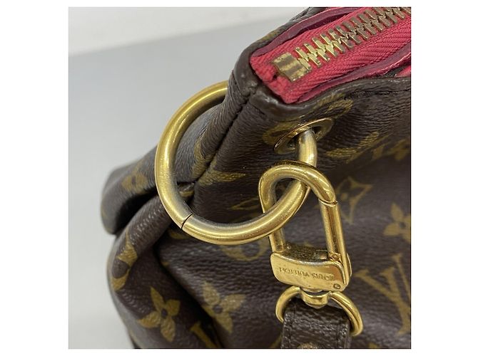 Borsa Louis Vuitton Monogram Pallas MM Marrone - vista 7
