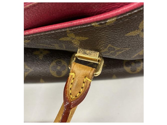 Borsa Louis Vuitton Monogram Pallas MM Marrone - vista 8