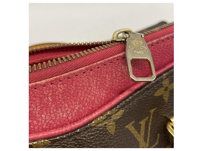 Borsa Louis Vuitton Monogram Pallas MM Marrone - vista 9