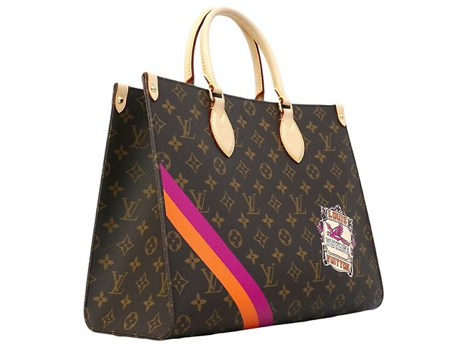 Bolso Tote Louis Vuitton Monogram OnTheGo MM Castaño - vista 2