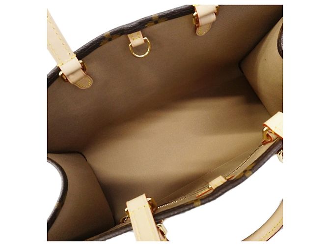 Bolso Tote Louis Vuitton Monogram OnTheGo MM Castaño - vista 4