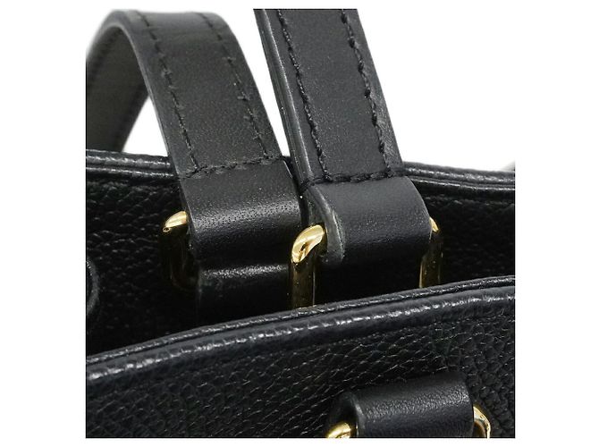 Borsa Tote Louis Vuitton Monogram Empreinte OnTheGo MM Nero - vista 11