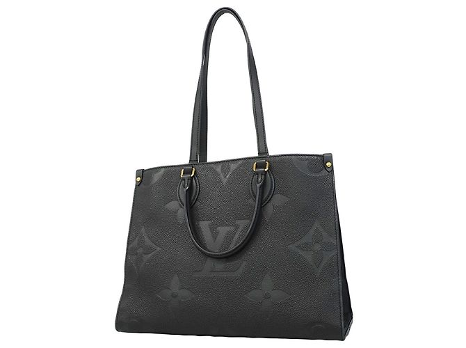 Borsa Tote Louis Vuitton Monogram Empreinte OnTheGo MM Nero - vista 14