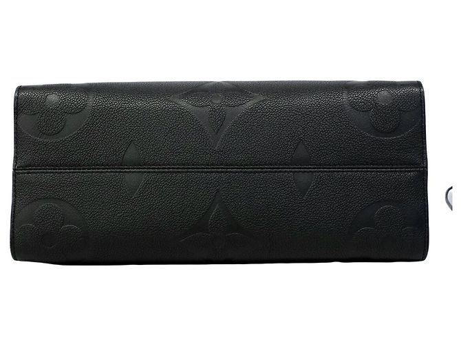Borsa Tote Louis Vuitton Monogram Empreinte OnTheGo MM Nero - vista 3