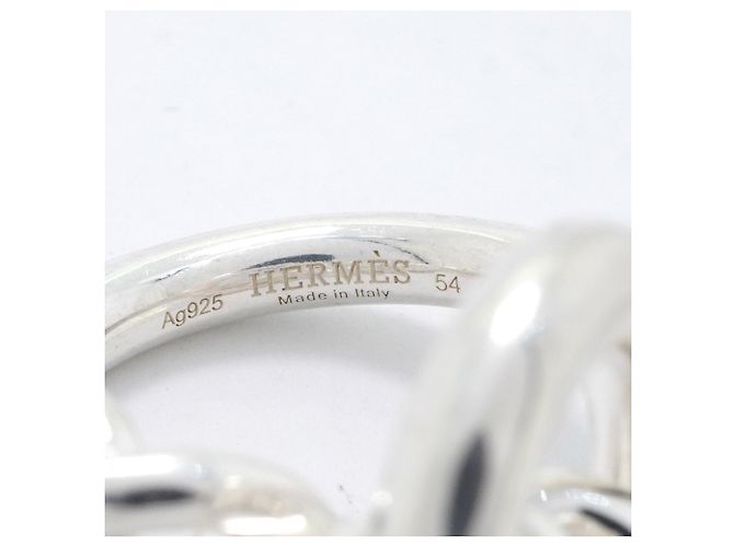 Ring Hermès Anello Croisette in argento 925 Hermes - vista 4