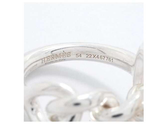 Ring Hermès Anello Croisette in argento 925 Hermes - vista 5