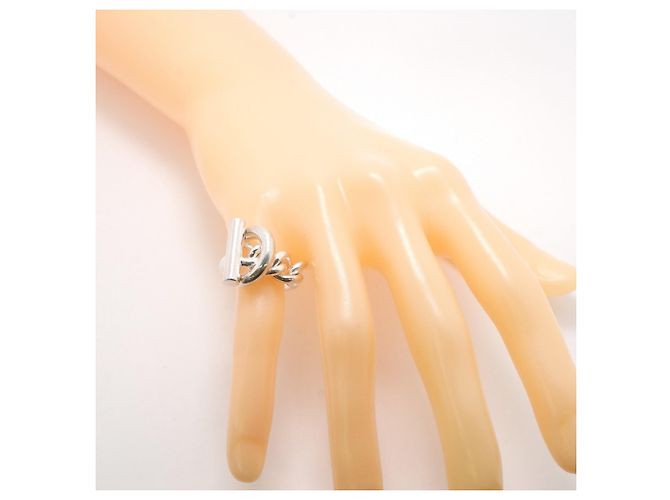 Ring Hermès Anello Croisette in argento 925 Hermes - vista 8