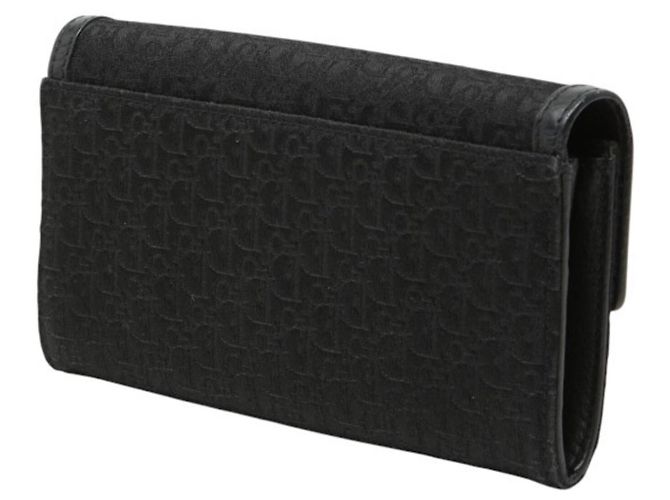 Christian Dior Dior Trotter Long Wallet Nero - vista 2