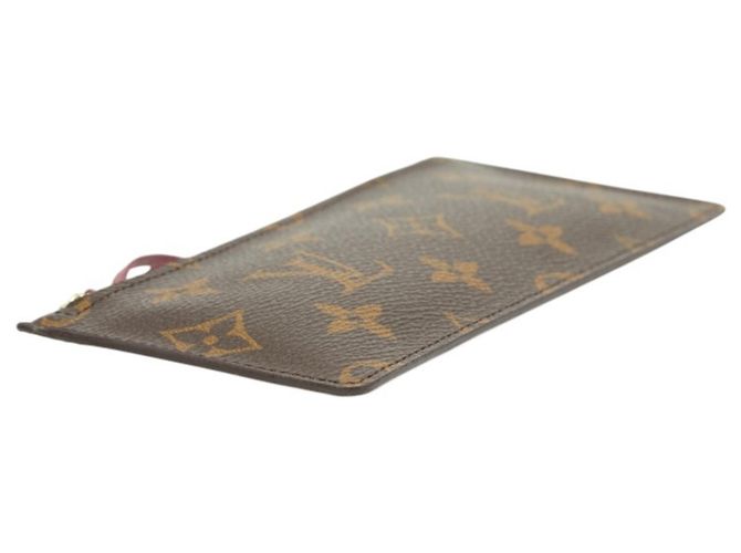 Set portafoglio Louis Vuitton Monogram Portefeuille Josephine Marrone - vista 5