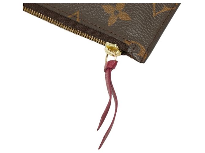 Set portafoglio Louis Vuitton Monogram Portefeuille Josephine Marrone - vista 6